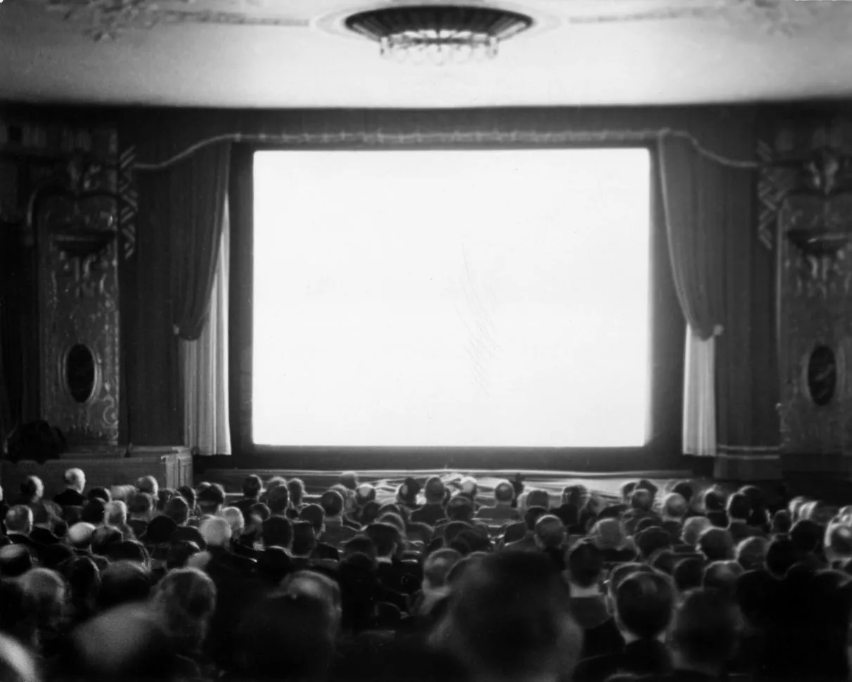 Vintage photo of a theater
